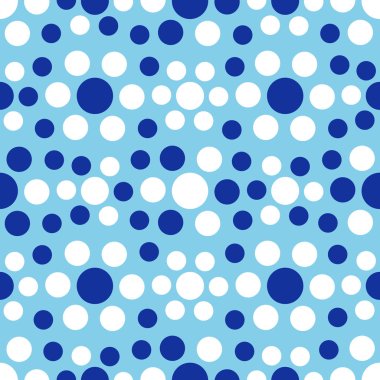 Çok renkli dairelerin geometrik desenli kusursuz soyut deseni.