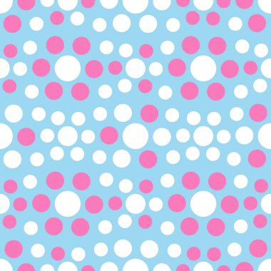 Çok renkli dairelerin geometrik desenli kusursuz soyut deseni. 