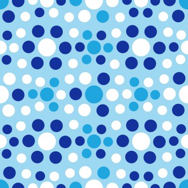 Çok renkli dairelerin geometrik desenli kusursuz soyut deseni.