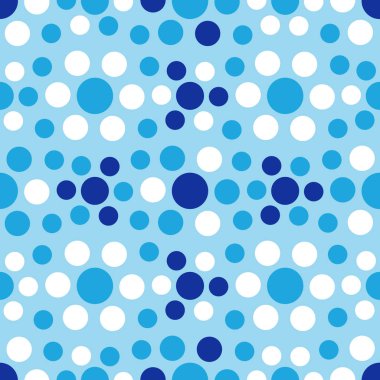 Çok renkli dairelerin geometrik desenli kusursuz soyut deseni. 