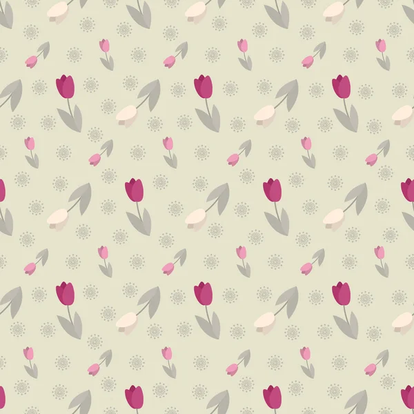 花柄のシームレス パターン — ストックベクタ