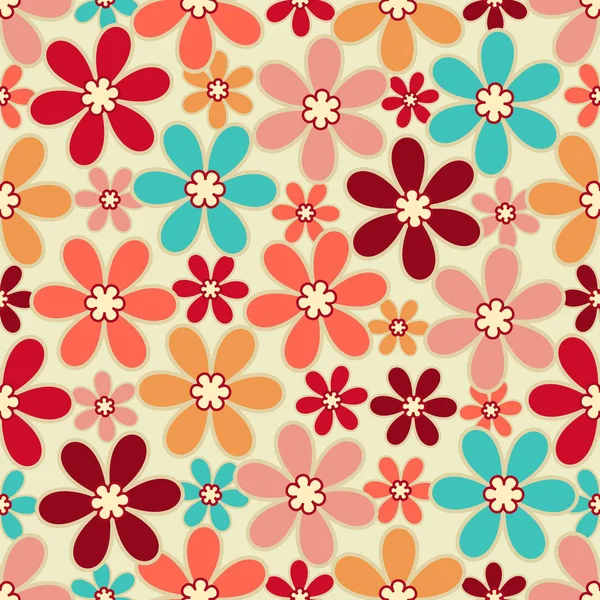 Seamless Pattern Floral Pattern — Stock Vector