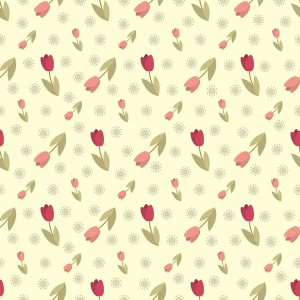 Seamless Pattern Floral Pattern — Stock Vector