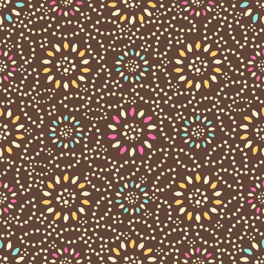 Geometrik desenli Dikişsiz soyut desen.