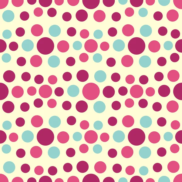 Çok renkli dairelerin geometrik desenli kusursuz soyut deseni.