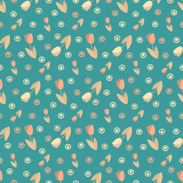 Çiçekler görüntü ile Seamless modeli.