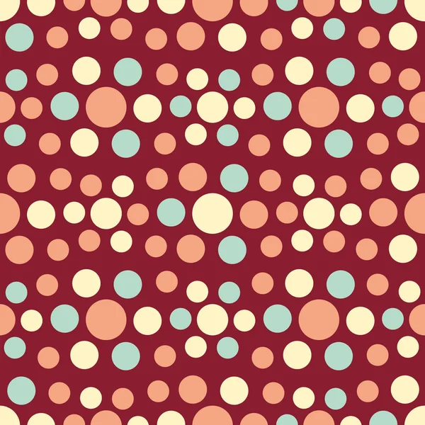 Çok renkli dairelerin görüntüsüyle kusursuz soyut geometrik desen. 