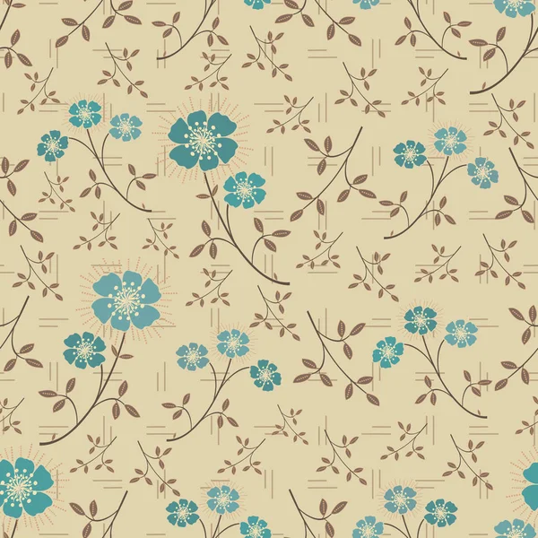 Çiçekler görüntü ile Seamless modeli.