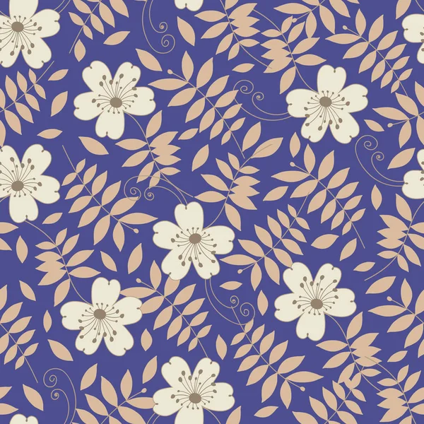 Çiçekler görüntü ile Seamless modeli.