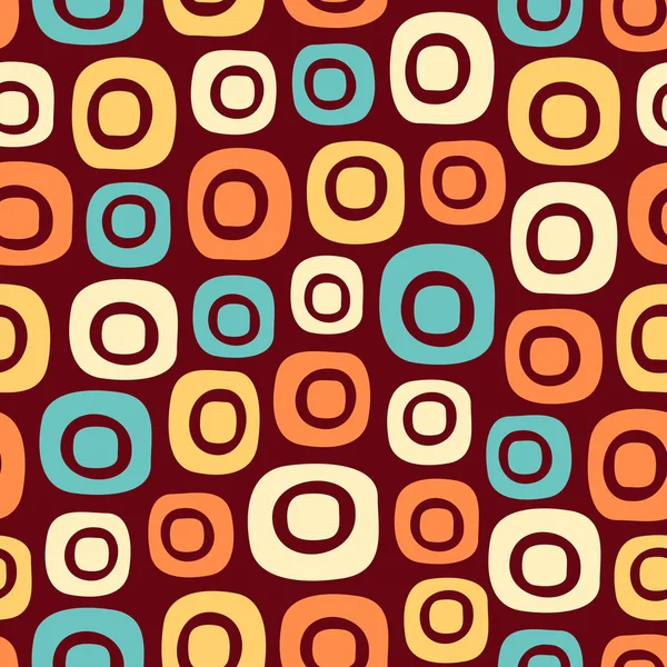 Oval geometrik şekiller görüntü ile Dikişsiz soyut desen