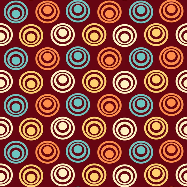 Yüzük ve daireler görüntü ile Dikişsiz soyut geometrik desen.