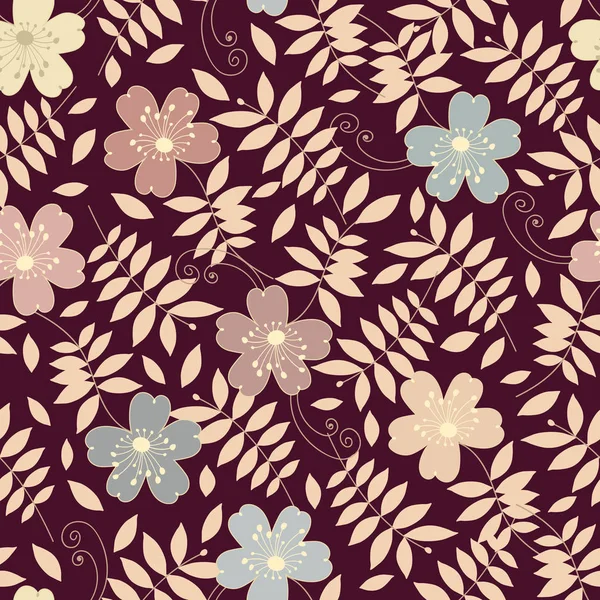 Çiçekler görüntü ile Seamless modeli.