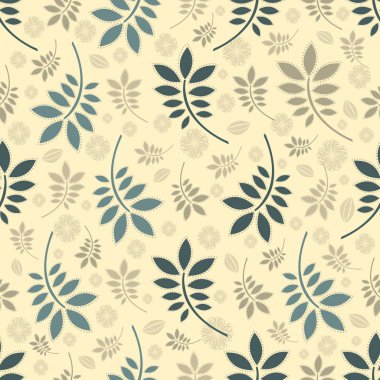 Yaprakları görüntü ile Seamless modeli.