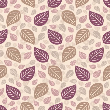 Yaprakları görüntü ile Seamless modeli.