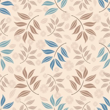 Yaprakları görüntü ile Seamless modeli.