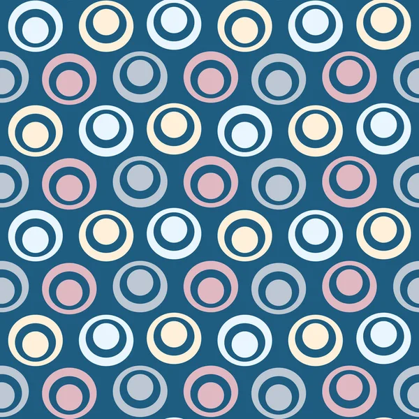 Yüzük ve daireler görüntü ile Dikişsiz soyut geometrik desen.