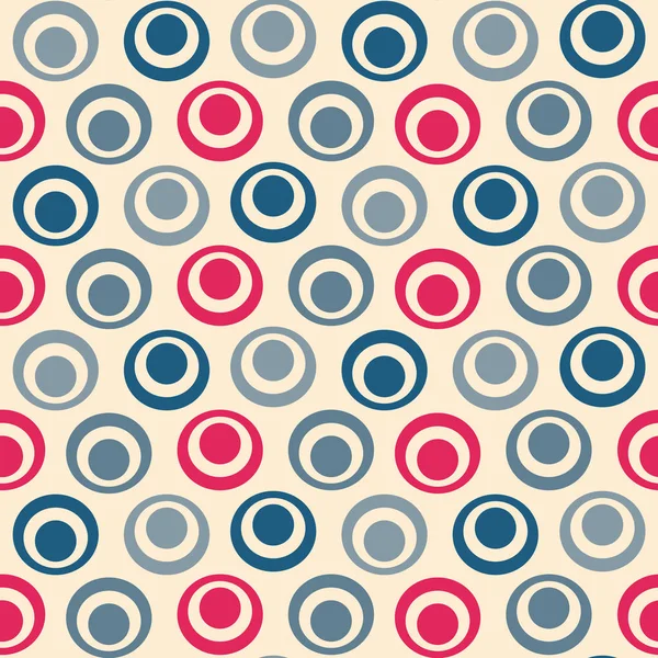 Yüzük ve daireler görüntü ile Dikişsiz soyut geometrik desen.