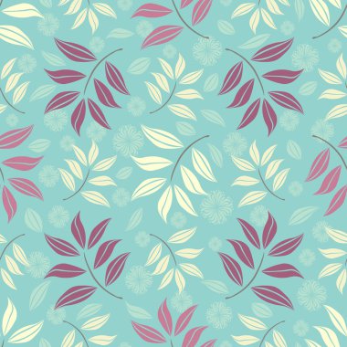 Yaprakları görüntü ile Seamless modeli.