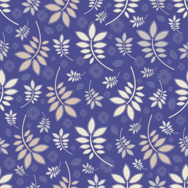 Yaprakları görüntü ile Seamless modeli.