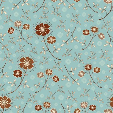 Çiçekler görüntü ile Seamless modeli.