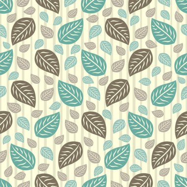 Yaprakları görüntü ile Seamless modeli.