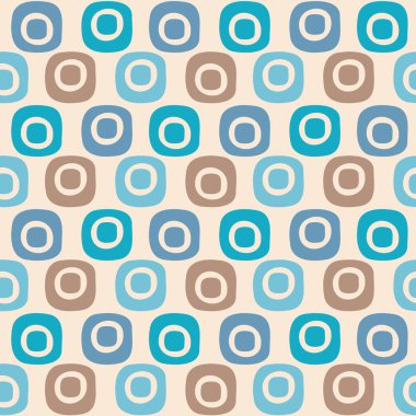 Oval geometrik şekiller görüntü ile Dikişsiz soyut desen