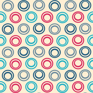 Yüzük ile Dikişsiz soyut geometrik desen