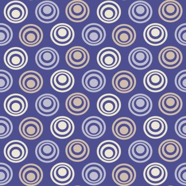 Yüzük ve daireler görüntü ile Dikişsiz soyut geometrik desen.