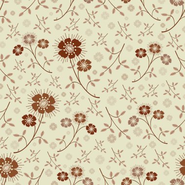 Çiçekler görüntü ile Seamless modeli.