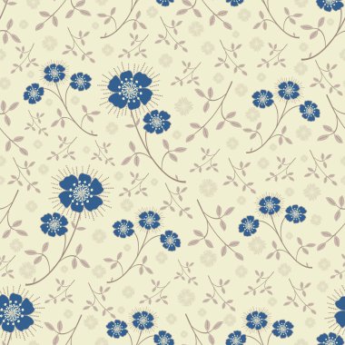 Çiçekler görüntü ile Seamless modeli.