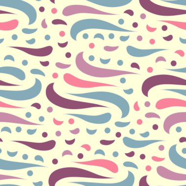 Dalgalı yuvarlak çizgilerin görüntüsü ile kesintisiz soyut desen.