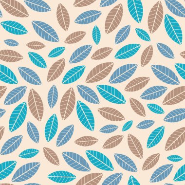 Yaprakları görüntü ile Seamless modeli.