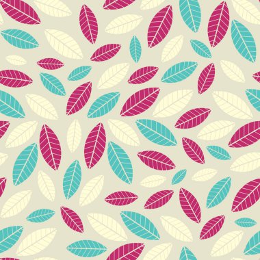 Yaprakları görüntü ile Seamless modeli.