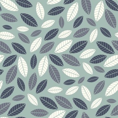 Yaprakları görüntü ile Seamless modeli.