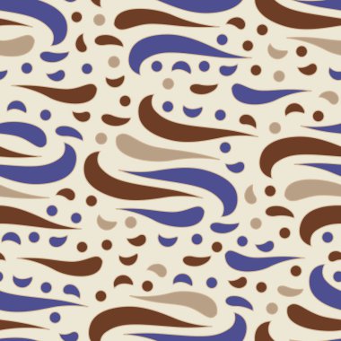 Dalgalı yuvarlak çizgilerin görüntüsü ile kesintisiz soyut desen.