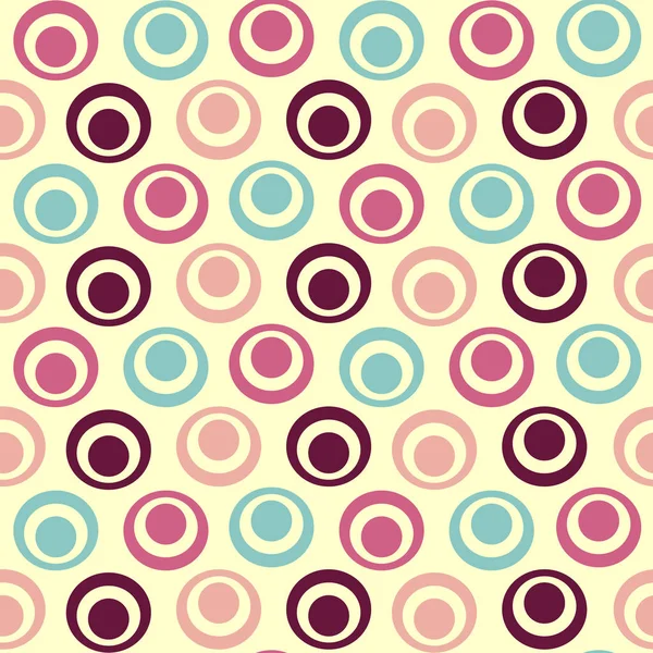 Yüzük ve daireler görüntü ile Dikişsiz soyut geometrik desen.