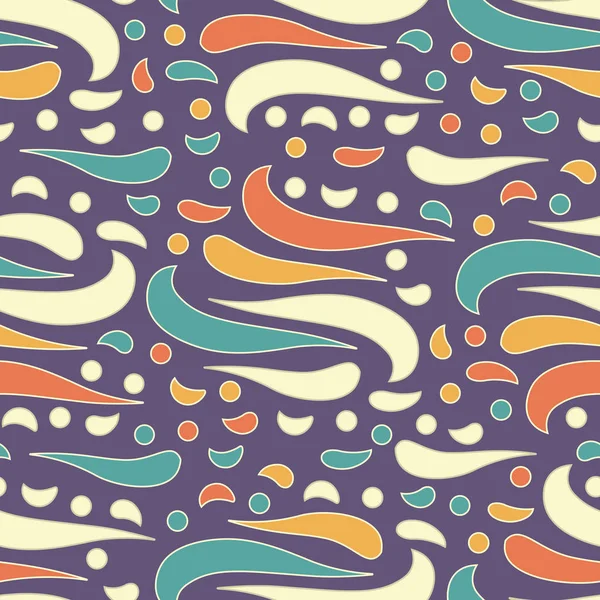 Dalgalı yuvarlak çizgilerin görüntüsü ile kesintisiz soyut desen.