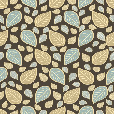 Yaprakları görüntü ile Seamless modeli.