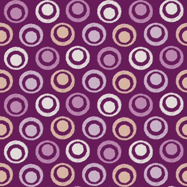 Halkalar ve daireler görüntü ile kesintisiz soyut ikat desen.