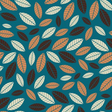 Yaprakları görüntü ile Seamless modeli.