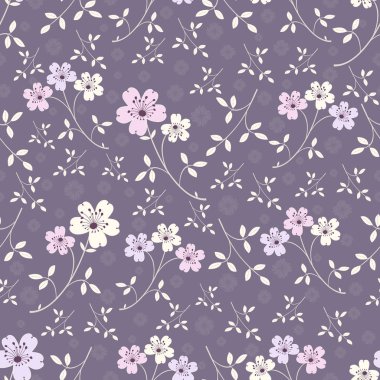 Çiçekler görüntü ile Seamless modeli.