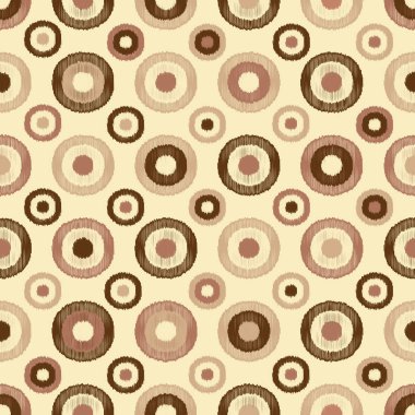 Halkalar ve daireler görüntü ile karalama tarzında Dikişsiz soyut desen.