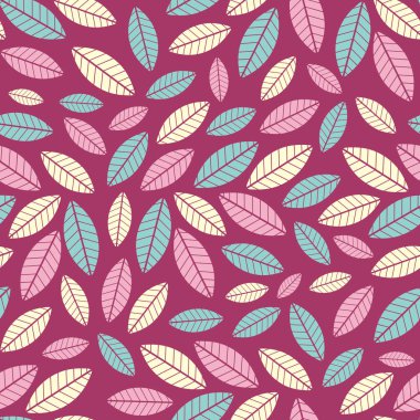 Yaprakları görüntü ile Seamless modeli.