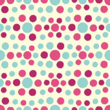 Daire görüntüsü ile karalama tarzında Dikişsiz soyut desen.