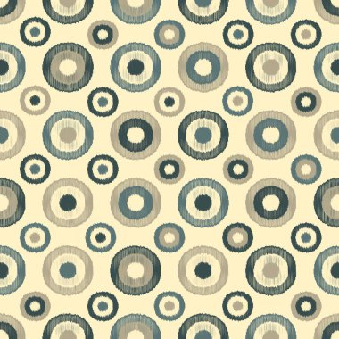 Halkalar ve daireler görüntü ile karalama tarzında Dikişsiz soyut desen.