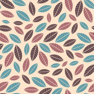 Yaprakları görüntü ile Seamless modeli.