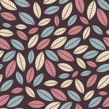 Yaprakları görüntü ile Seamless modeli.