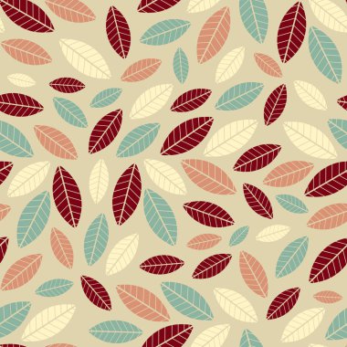 Yaprakları görüntü ile Seamless modeli.