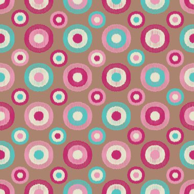 Halkalar ve daireler görüntü ile karalama tarzında Dikişsiz soyut desen.