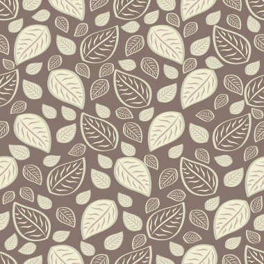 Yaprakları görüntü ile Seamless modeli.
